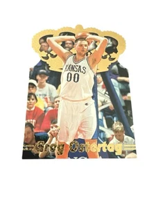 1995 Pacific Prisms Platinum Crown Die Cuts #DC-7 Greg Ostertag Utah Jazz Kansas - Picture 1 of 3
