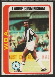 TOPPS-FOOTBALL (PALE BLUE BACK 1979)-#003- WEST BROM WBA - LAURIE CUNNINGHAM - Picture 1 of 2