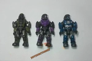 Mega Construx Bloks Halo ODST Tropa Espartano Construcción Figura Colección 3 PIEZAS Raro - Imagen 1 de 1
