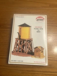 MODEL POWER WATER TANK and SHED HO SCALE BUILDING KIT  - Picture 1 of 4