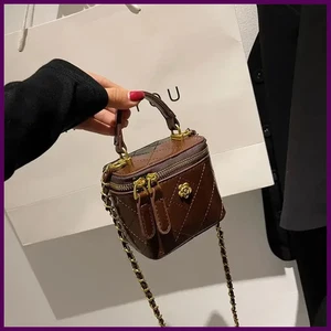 Borsa a secchiello piccola tracolla per donna classica mini pochette donna piccola - Foto 1 di 29