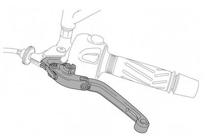 Adaptador PUIG 5458N para palanca de freno extensible/plegable de alta tecnología - negro Foto 1 de 3