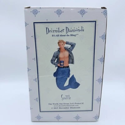 Rare December Diamonds Seattle Merman Ornament 2015 New in Box - Retired - Image 1 of 3