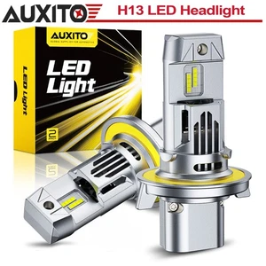 AUXITO Canbus H13 9008 LED Headlight Bulbs High Low Beam Super Bright 6500K M6S - Picture 1 of 12