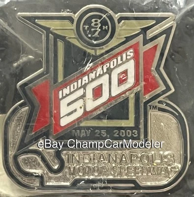 2003 Indy 500 Track Pin Gil de Ferran Marlboro Team Penske Indianapolis Toyota - Image 1 of 4