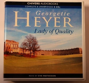 Lady of Quality Georgette Heyer Complete/Unabridged 8CDs Audiobook Eve Matheson - Picture 1 of 11
