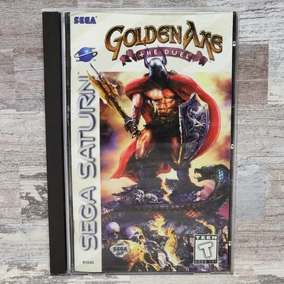 Golden Axe The Duel (Sega Saturn) CIB Complete w/ Registration Manual Foam - Image 1 of 4