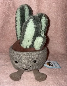 Jellycat Silly Succulent Columnar Cactus Plush Plant Toy 7” NWT FLUFFY - Picture 1 of 6