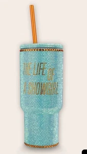 Bicchiere Taylor Swift The Life of a Showgirl glitter 30 oz verde menta SPEDIZIONE IMMEDIATA - Foto 1 di 1