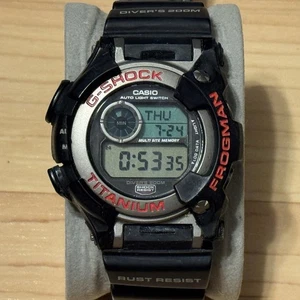 Casio G-Shock DW-9900-1A Titanium Frogman Black 9900 Digital Taucheruhr *LESEN* - Bild 1 von 12