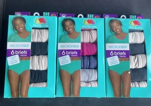 NEW 18 Pack Microfiber Briefs Womens 2xl Underwear Panties Fruit Loom ladies sz9 - Picture 1 of 9