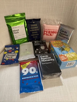 10 Different Cards Against Humanity expansion pack new Sealed - Image 1 of 4