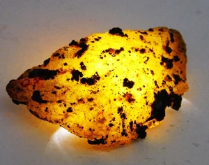 41 Ct Earth Mined CERTIFIED Loose Gemstone Huge Rough Natural Yellow Sapphire - Picture 1 of 4