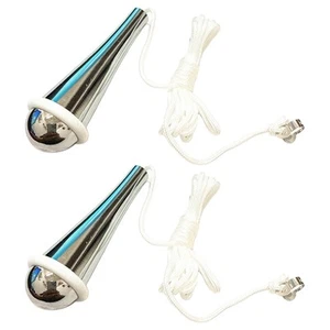 Metal Fan Light Pull Handle with 1 5m Rope for Easy Access to Ceiling Lights - Afbeelding 1 van 12