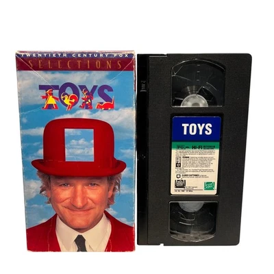 Toys (VHS, 1992) Robin Williams Joan Cusack Robin Wright V11 - Image 1 of 4