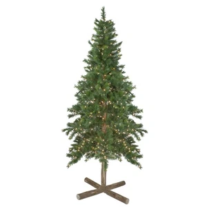 Northlight 6.5" Pre-Lit Royal Alpine Artificial Christmas Tree - Clear Lights - Picture 1 of 5