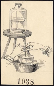 Antique Drawing-SCIENCE-PHYSICS-EXPERIMENT-ITEM 1038-Gerard Claes-1900 - Picture 1 of 1