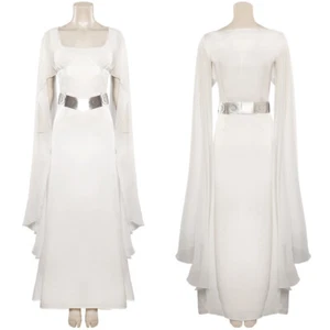 Leia Organa Solo Cosplay Costume Outfits Halloween Carnival Party Suit - Picture 1 of 12