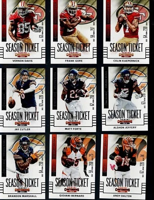 2014 CONTENDERS  FOOTBALL 1-200 AND INSERTS Buy MORE SAVE MORE - Image 1 of 4