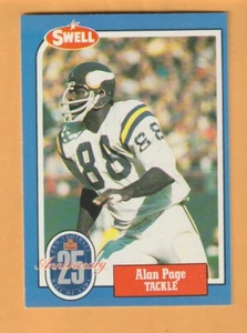Alan Page Minnesota Vikings 1988 Swell Greats #144 Notre Dame Irish 10V - Picture 1 of 2
