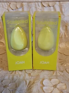 JOAH - geformter - Make-up - Mischschwamm - gelb - Tropfenform - 2er Pack - NEU/VERPACKT! - Bild 1 von 8