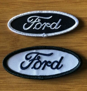 Geelong Football Club CATS 1978 - 1981 VFL FORD jumper sponsor patch set sew-on - Picture 1 of 13