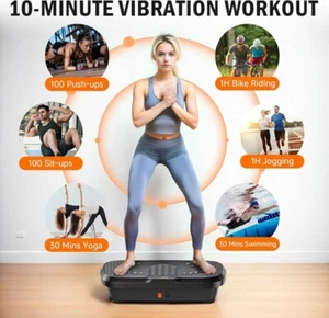 Maquina De Ejercicios Con Plataforma Vibratoria Vibration Plate Exercise Machine - Picture 1 of 16