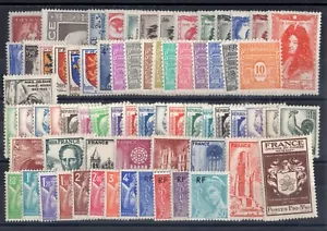 FRANCE ANNEE COMPLETE 1944 DE 70 TIMBRES NEUF* N° 599 à 668 Cote: 69,00€ - Imagen 1 de 1