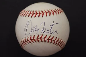 George Foster Cincinnati Reds 1977 NL MVP Autograph Signed MLB Baseball JSA A  - Picture 1 of 4