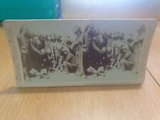 Stereoscope View Slide 1900 Thomas Atkins find devious ways to spend shilling