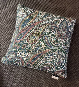 Lauren Ralph Lauren Indoor/Outdoor Throw Pillow, Bright Paisley, 18"x18" - Picture 1 of 6