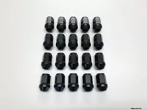 20 X Schwarz Radmutter für Jeep Wrangler JK 2007-2018 Wbha / JK / 013A - Bild 1 von 4