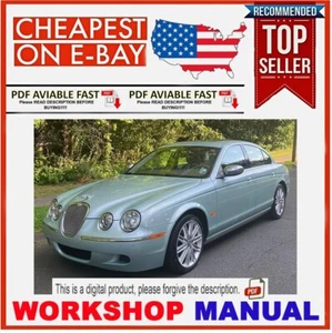 Jaguar S Type 2002.5-2008 Workshop Manual Service Repair Guide - Picture 1 of 2