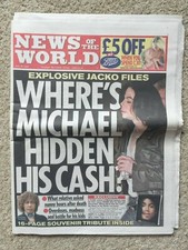 News of the World Newspaper 28th June 2009 Michael Jackson COMPLETE