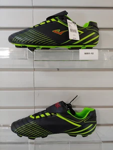 NWT Mens Green Black Everlast Soccer Football Cleats - Picture 1 of 12