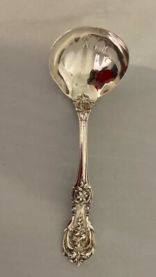 REED & BARTON FRANCIS 1ª CUCHARÓN SALSA ESTERLINA 6 3/4" POSTERIOR MK SIN MONO Foto 1 de 4