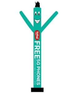 20ft Total Wireless Free 5G Phones Air Inflatable Dancer {Without Blower} - Picture 1 of 4