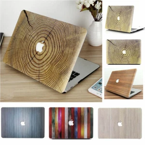 Marble Wood Protect Case Cover For Macbook Pro Air 11" 12" 13" 15" 16" A2485 - Picture 1 of 35