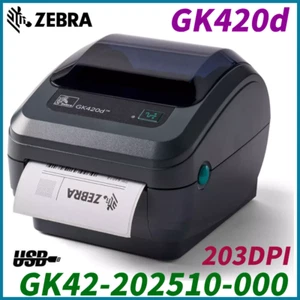 Zebra GK420D Direct Thermal Barcode Label Printer GK42-202510-000 203dpi USB - Picture 1 of 10