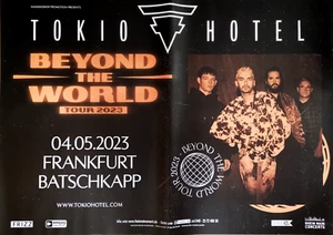 TOKIO HOTEL 2023 FRANKFURT - orig. Concert Poster - Konzert Plakat - DIN A0 - Bild 1 von 1