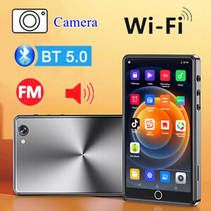 16G MP3 Player with Bluetooth and WiFi Touch Screen Android Support App Download