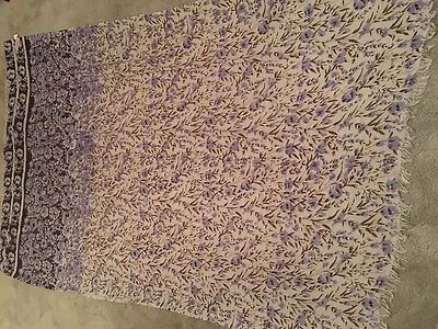 Chan Luu NUEVO CON ETIQUETAS 62"X48" viscosa lavado piedra combo bufanda floral Foto 1 de 4