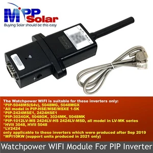 Módulo Watchpower WIFI para inversores MPP SOLAR FUERA DE LA RED aplicación Android iPhone - Imagen 1 de 3
