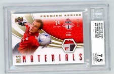 2010 UPPER DECK MLS MATERIALS PREMIUM SERIES 08/35 STEFAN FREI BGS 7.5 TORONTO