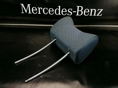 MERCEDES W123 W116 Front Seat Headrest   Blue - Image 1 of 4