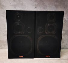 Aiwa 3-Way Bass Reflex Speaker System Pair - Black - Unit Only (SX-755A / Ser...