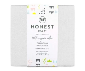 Honest Baby unisex baby Organic Cotton Changing Pad One Size Bright White Sealed - Picture 1 of 4