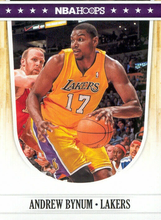 2011-12 Panini NBA Hoops #99 Andrew Bynum Los Angeles Lakers NM Trading Card - Image 1 of 1
