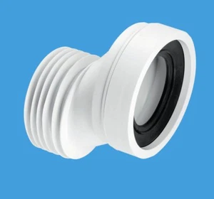 Rigid Offset WC Connector Pack of 3 McAlpine WC-CON4A NEW FREE NEXT DAY P&P (B) - Picture 1 of 5