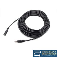 5.5MMx2.1MM TIP DC MALE TO FEMALE POWER SUPPLY CABLE EXTENSION CORD FOR CCTV LED